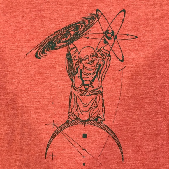 Unisex Yoga T Shirt Atomic Buddha RocketBuddha - Picture 5 of 14